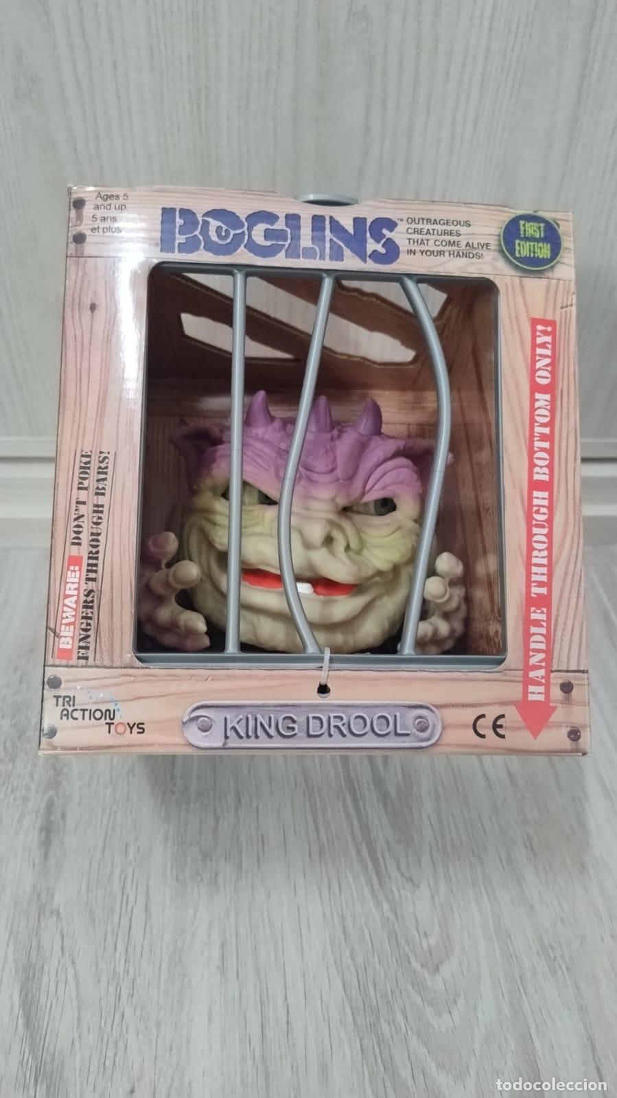 Figuras de goma y PVC: Figura en caja de Boglins terror&iacute;ficos - Foto 1