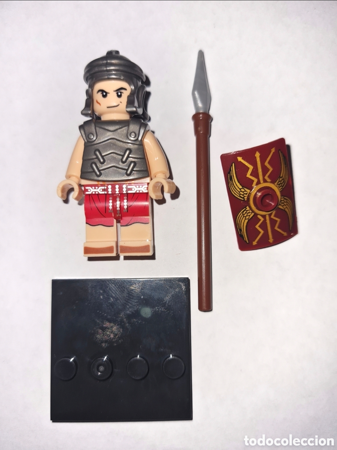 Figurines en Caoutchouc et PVC: Minifigura compatible con lego soldado romano griego gladiador perfecto para Bel&eacute;n Navidad