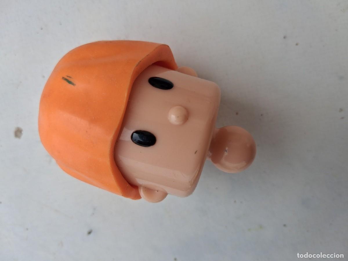 Figuras de goma y PVC: Cabeza grandota pin y pon - creemos que para inserta en cochecito - 6,20 cms