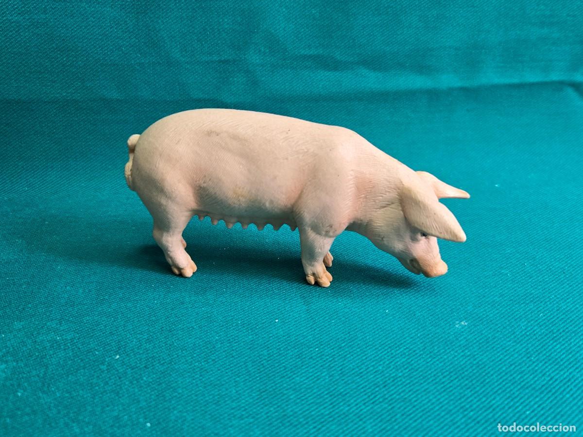 Figuras de goma y PVC: FIGURA PVC , SCHLEICH, CERDO , ANIMAL DE GRANJA