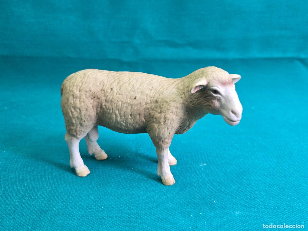 Figuras de goma y PVC: FIGURA PVC , SCHLEICH, OVEJA , ANIMAL DE GRANJA
