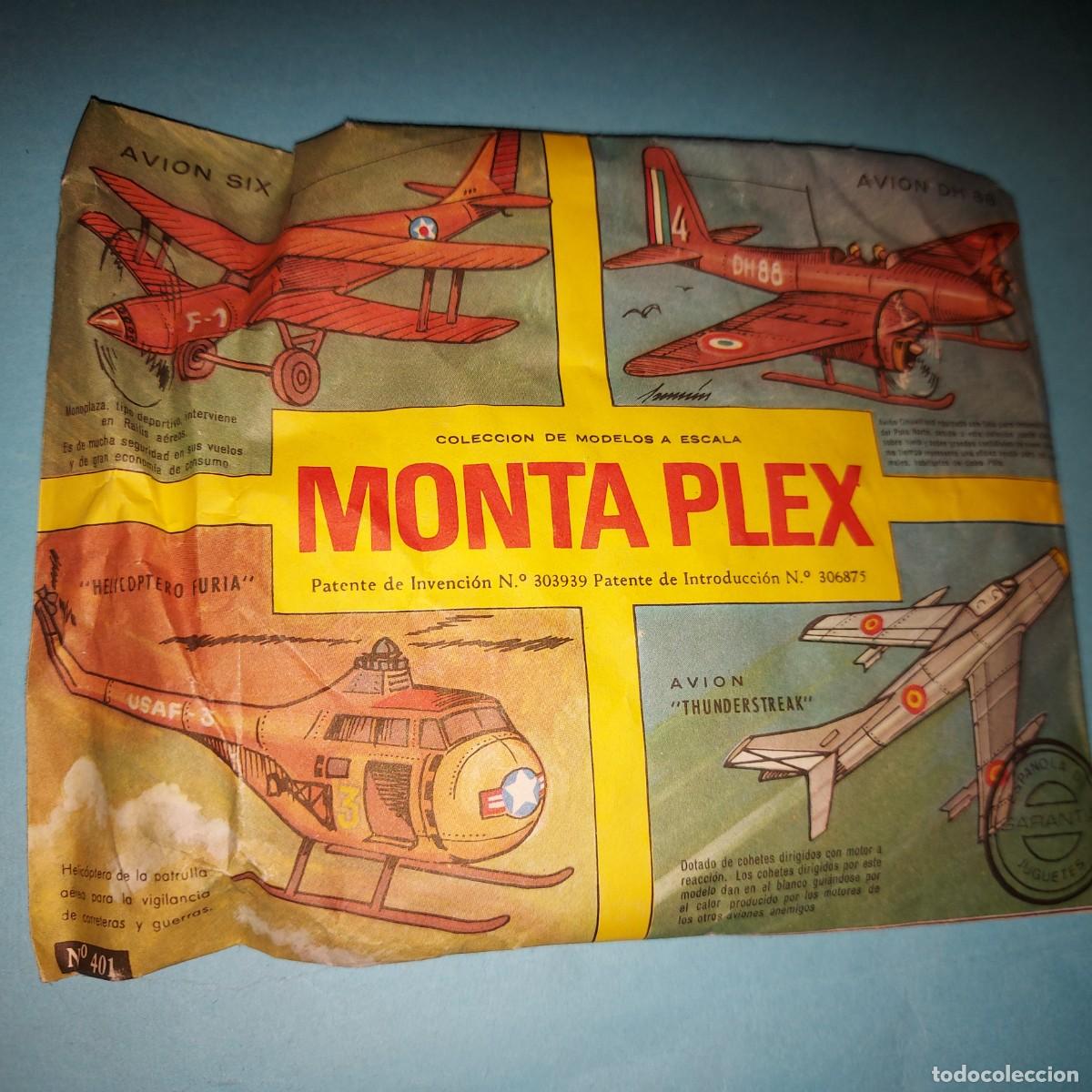 Figuras de goma y PVC: MONTAPLEX 401, TEMATICA AVIONES
