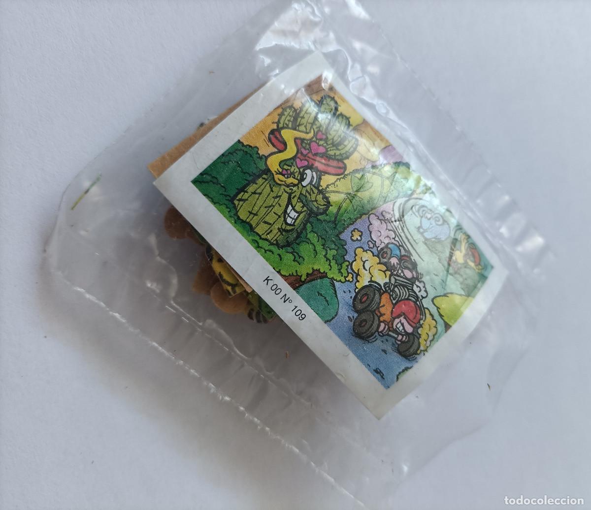 Figuras de goma Kinder: puzzle kinder antiguo puzle rompecabezas k00 00 109 mamut carro carruaje serpientes