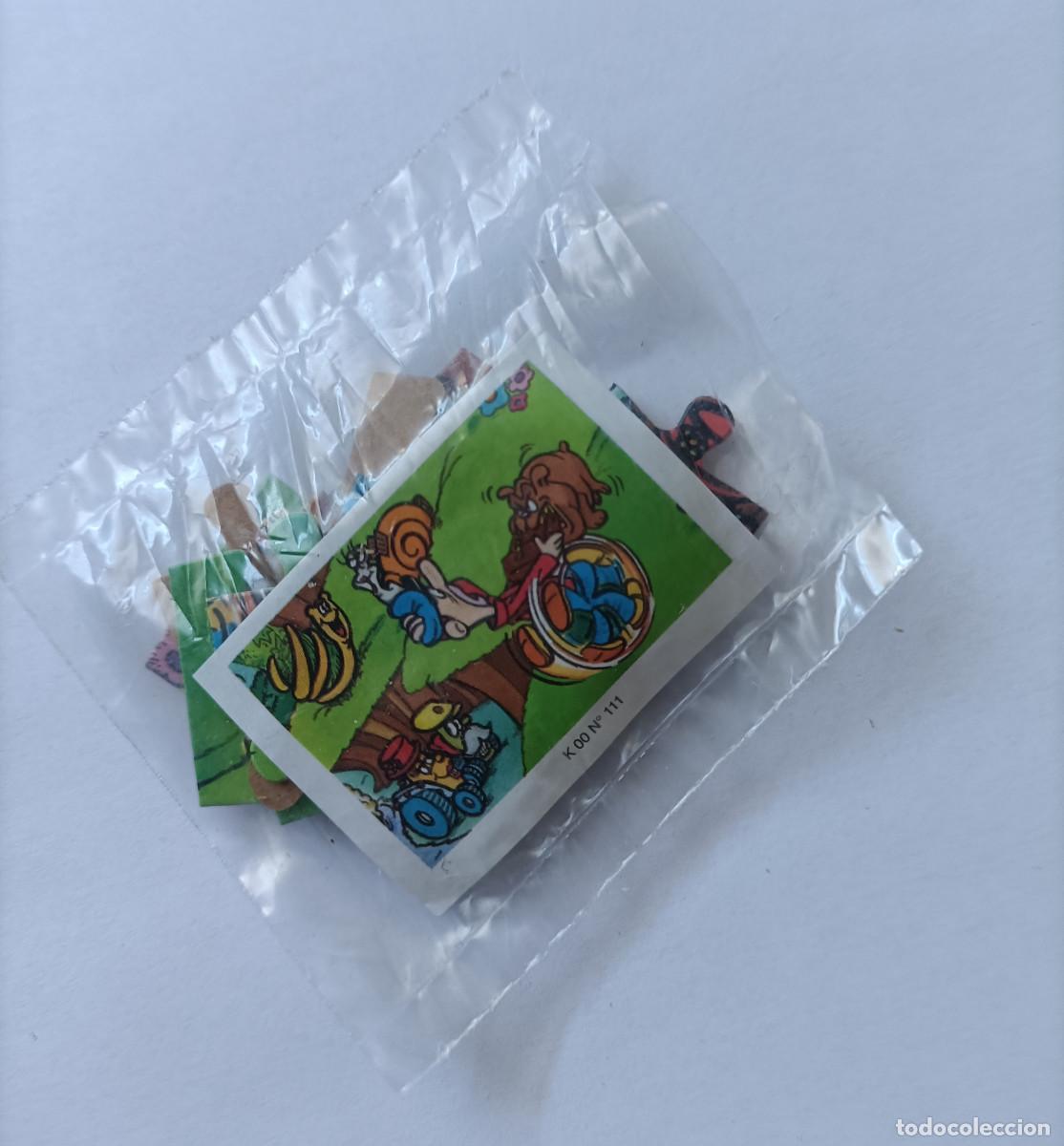 Figuras de goma Kinder: puzzle kinder antiguo puzle rompecabezas k00 00 111 perro caracol