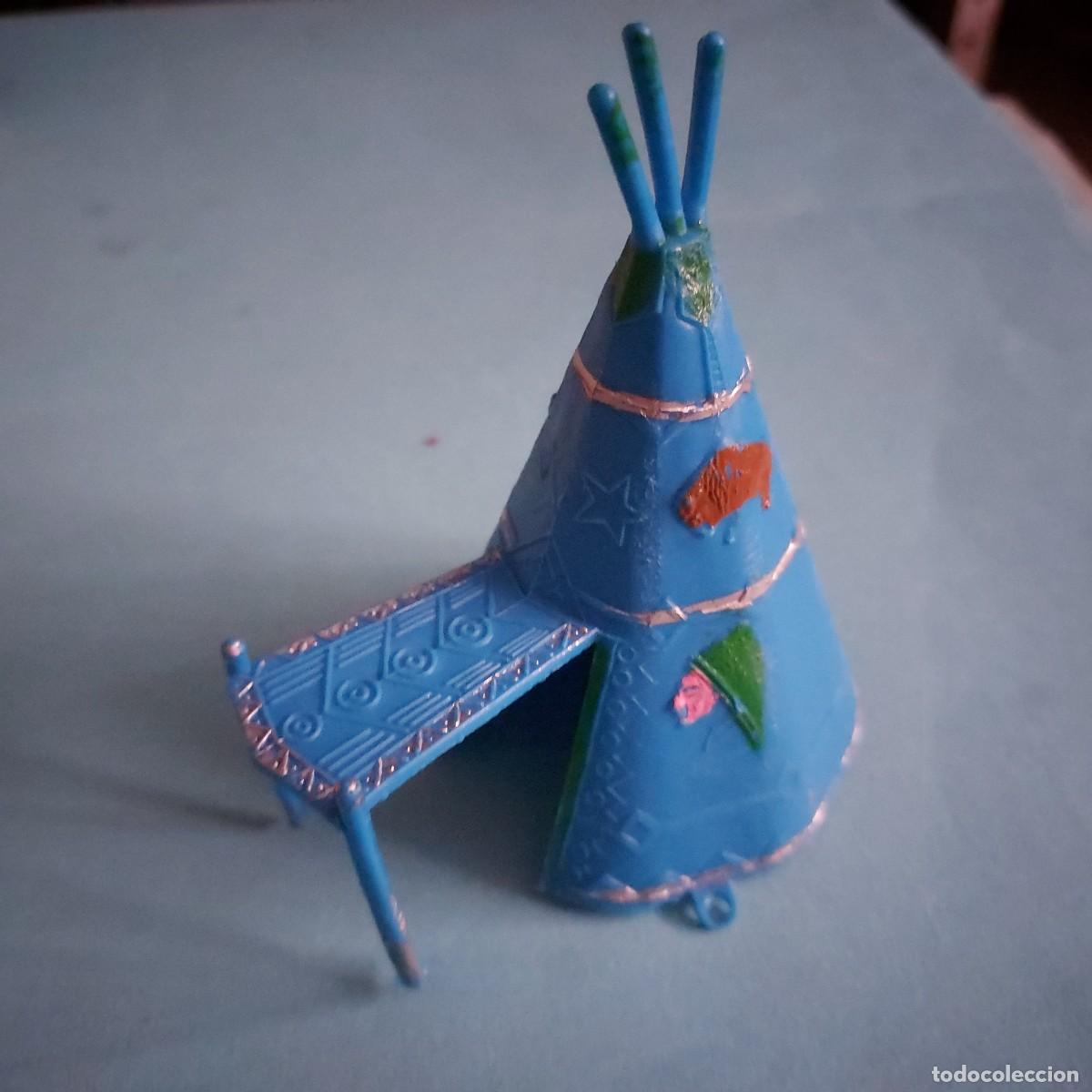 Figuras de goma y PVC: TIPI TIENDA INDIA DE PLASTICO COMANSI A&Ntilde;OS 70 Y 80 INDIOS Y VAQUEROS