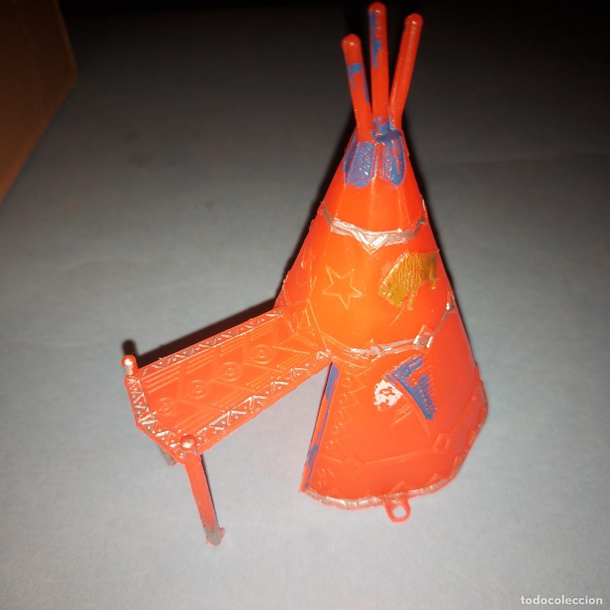 Figuras de goma y PVC: TIPI TIENDA INDIA DE PLASTICO COMANSI A&Ntilde;OS 70 Y 80 INDIOS Y VAQUEROS MADE IN SPAIN