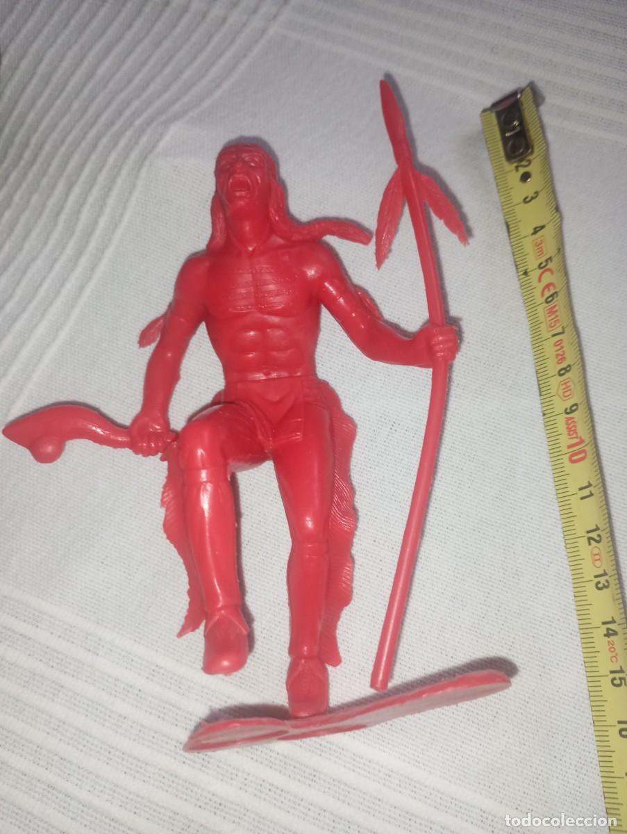 Figuras de goma y PVC: Indio 15 cent&iacute;metros jecsan comansi reamsa Louis marx