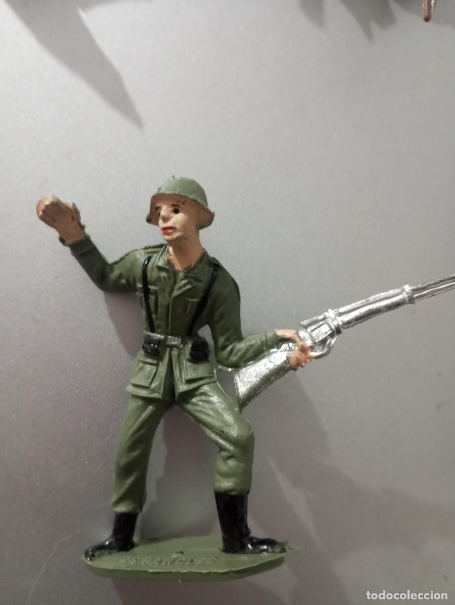 Figuras de goma y PVC: Espa&ntilde;ol Soldado del mundo jecsan comansi