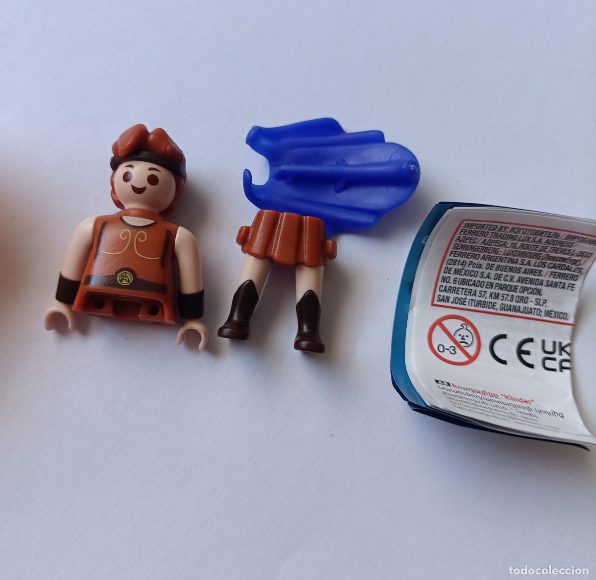Figuras de goma Kinder: kinder playmobil disney 2026 mu&ntilde;eco figura bpz papel nuevo completo hercules herc
