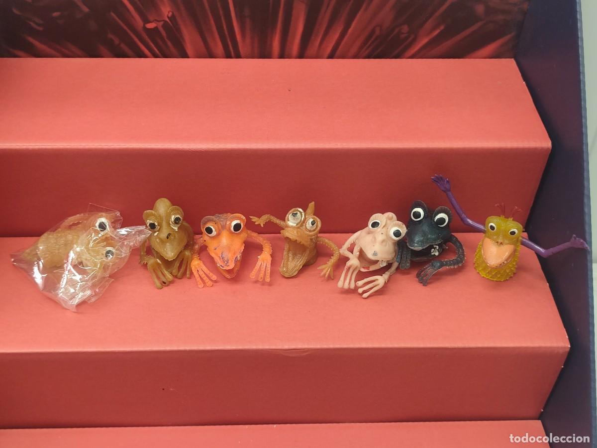 Figuras de goma y PVC: lote 7 mu&ntilde;ecos goma pvc ugglie wugglie vintage