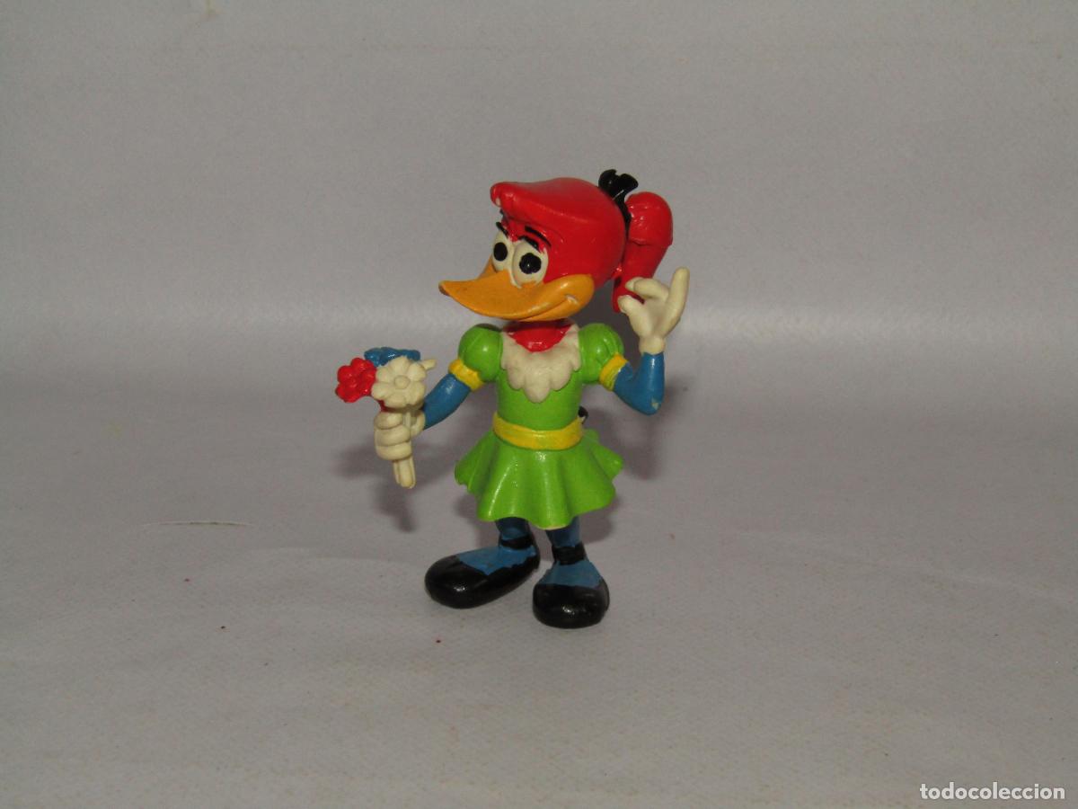 Figuras de goma y PVC: Antigua Figura de Goma Maciza Novia P&aacute;jaro Loco WOODY de COMICS SPAIN