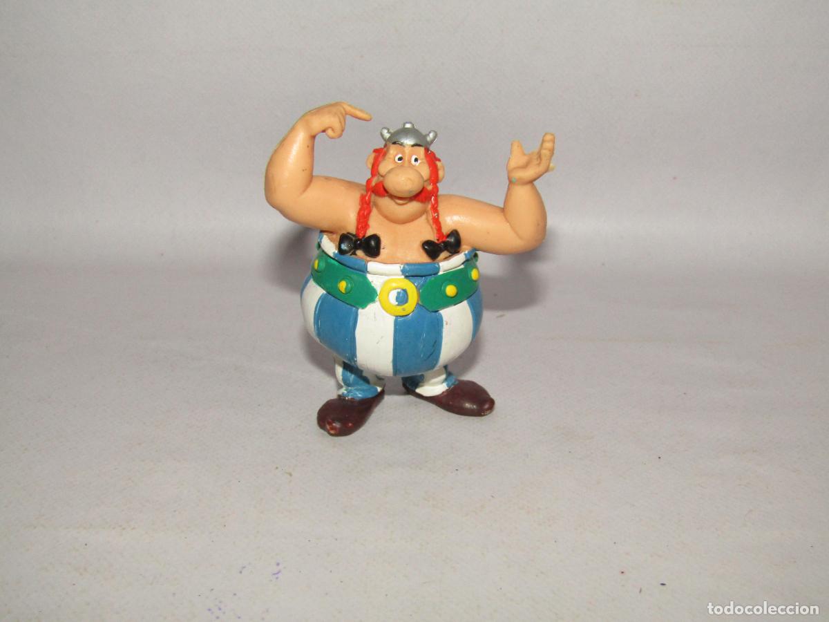 Figuras de goma y PVC: Antigua Figura de Goma Maciza PVC OB&Eacute;LIX de COMICS SPAIN