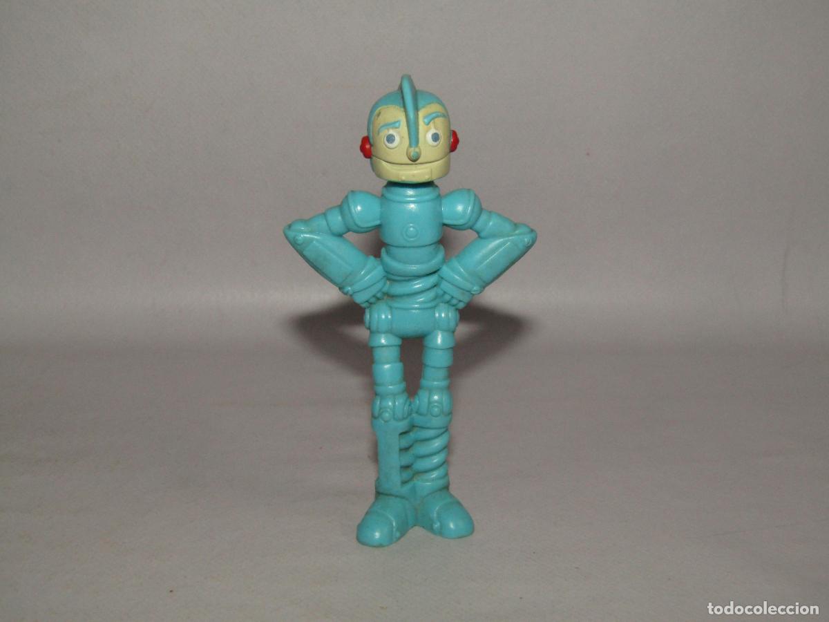 Figuras de goma y PVC: Antiguo Figura de Goma Maciza ROBOT de la FOX Promocional de BURGER KING de 2005
