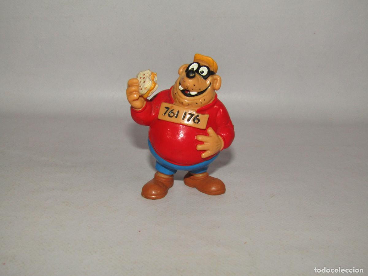 Figuras de goma y PVC: Antiguo Golfo Apandador con Hamburguesa de BULLY de 1989 Ladr&oacute;n con Antifaz