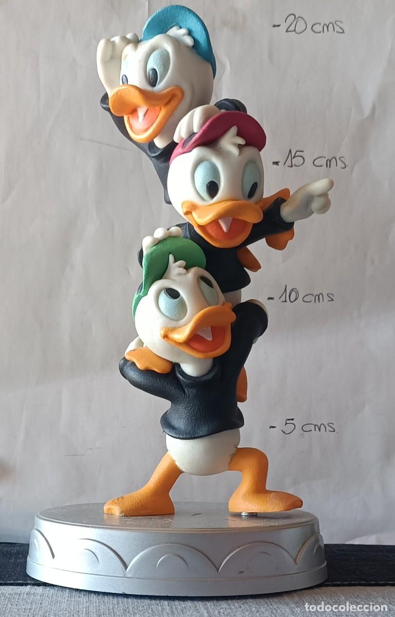 Figuras de goma y PVC: Figura Disney Collection 3D 8 sobrinos Donald