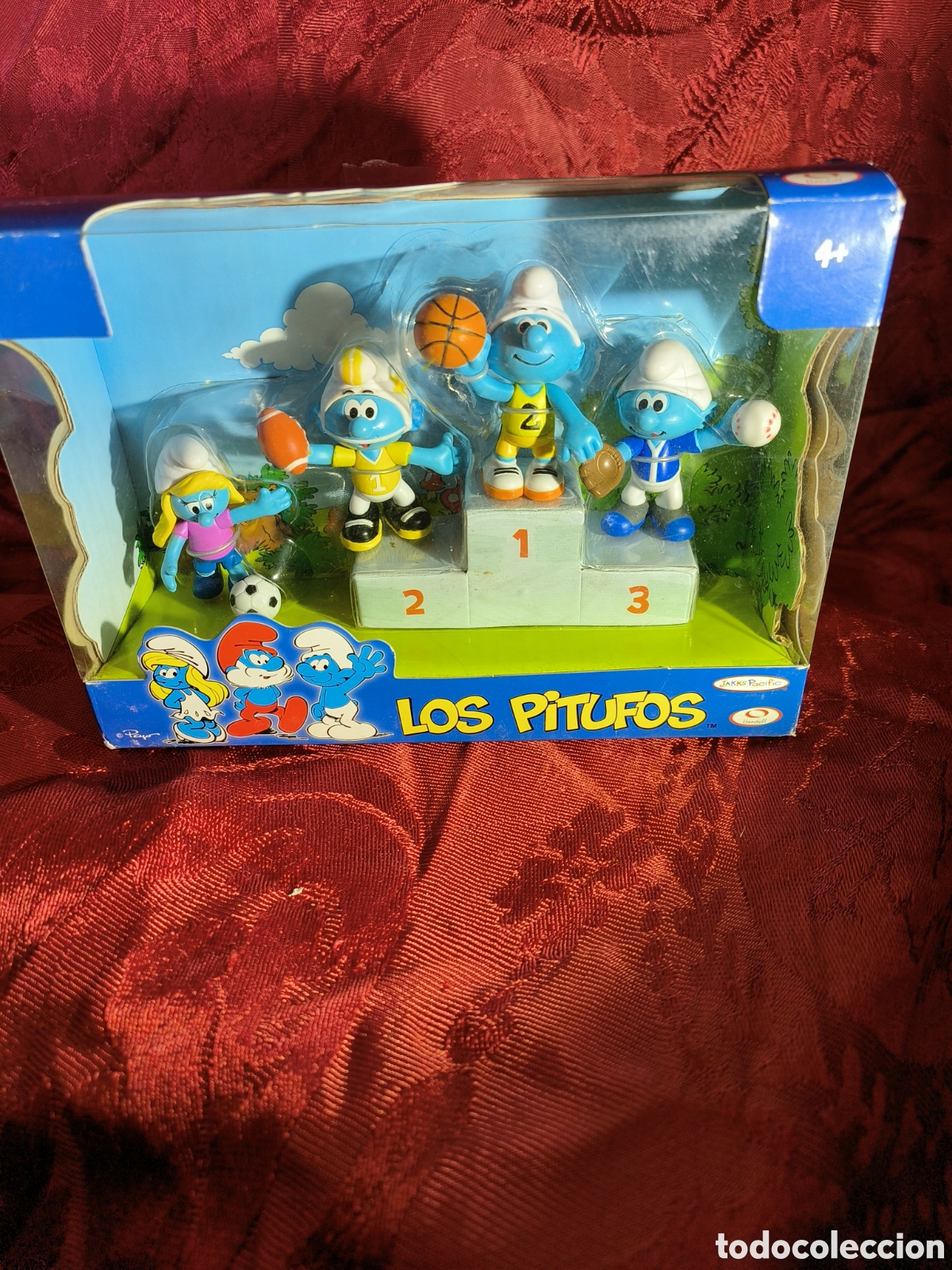 Figuras de goma y PVC: Los Pitufos deportistas