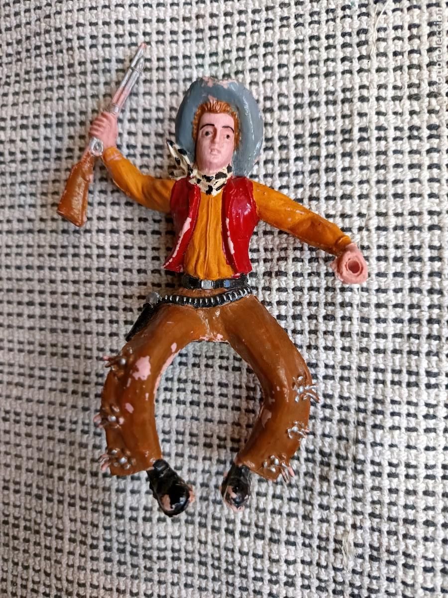 Figuras de goma y PVC: Antiguo vaquero Comansi