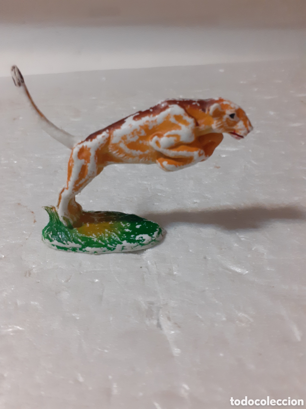 Figuras de Borracha e PVC: FIGURA LEOPARDO PANTERA PLASTICO COMANSI PECH JECSAN