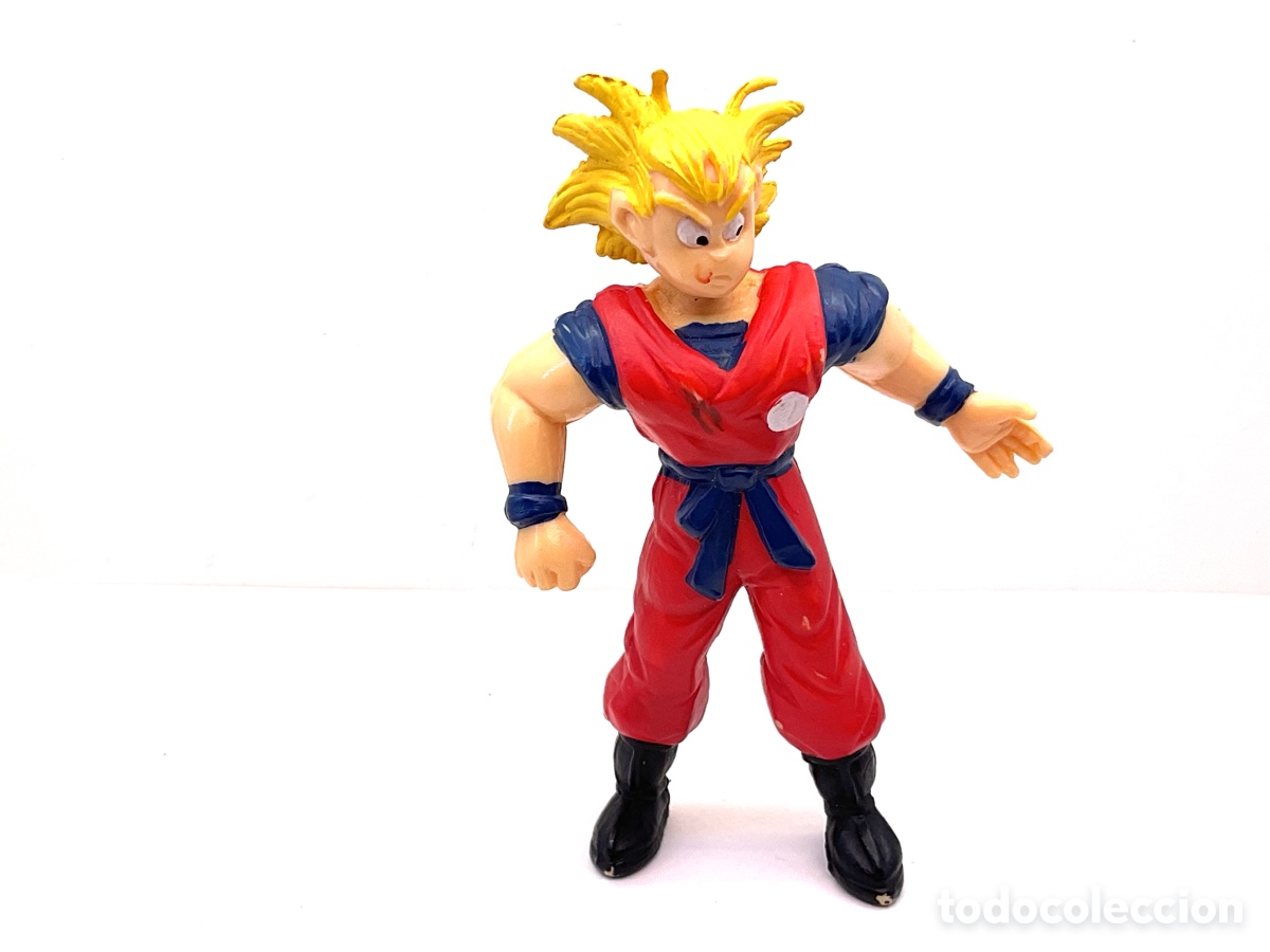 Figuras de goma y PVC: FIGURA DE SON GOKU. PERSONAJE DE DRAGON BALL. MARCA YOLANDA. A&Ntilde;OS 80-90