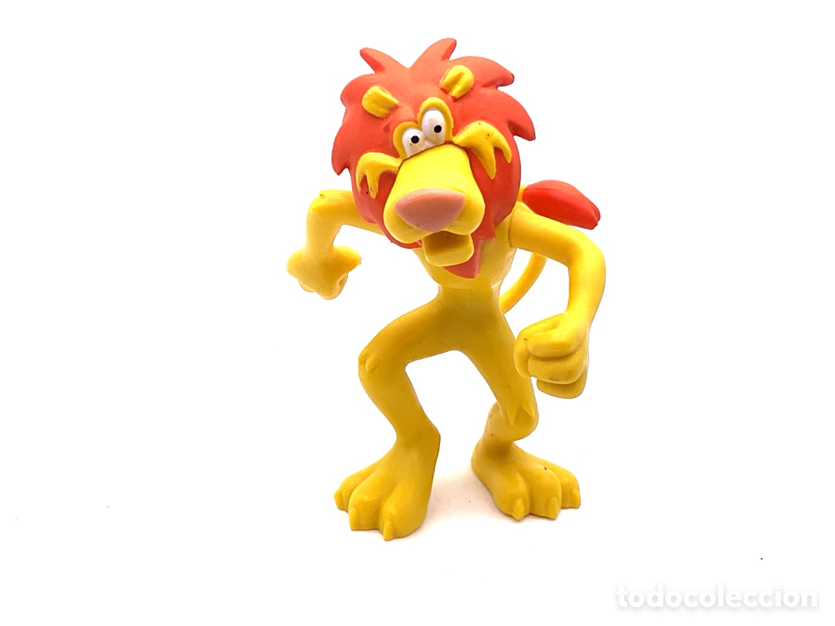 Figuras de goma y PVC: FIGURA DE LOEKI EL LE&Oacute;N. MASCOTA ANUNCIOS TV FRANCESA DE LOS A&Ntilde;OS 70.