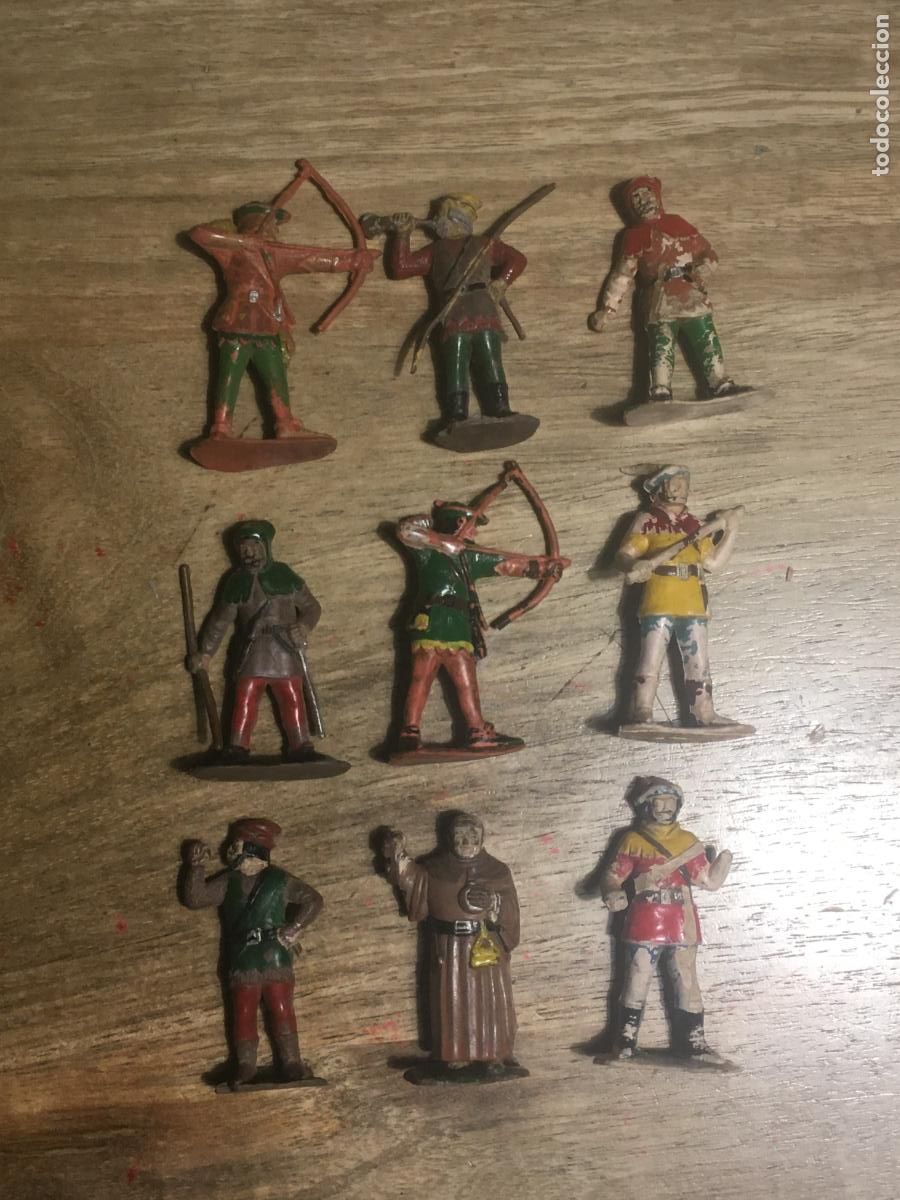 Figuras de goma y PVC: robin hood reamsa pech jecsan novoplast lote figuras de goma originales antiguas