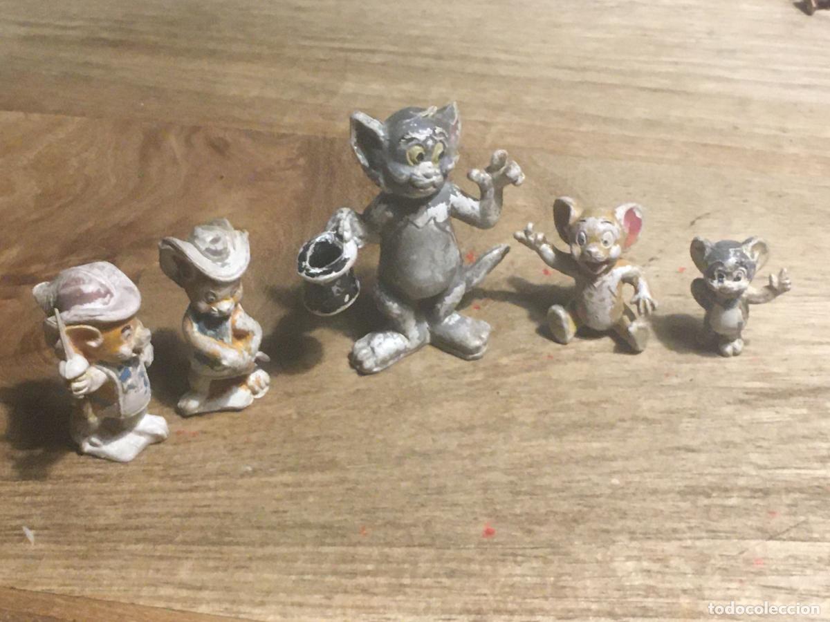 Figuras de goma y PVC: tom y jerry mosqueteros lote figuras de goma originales antiguas
