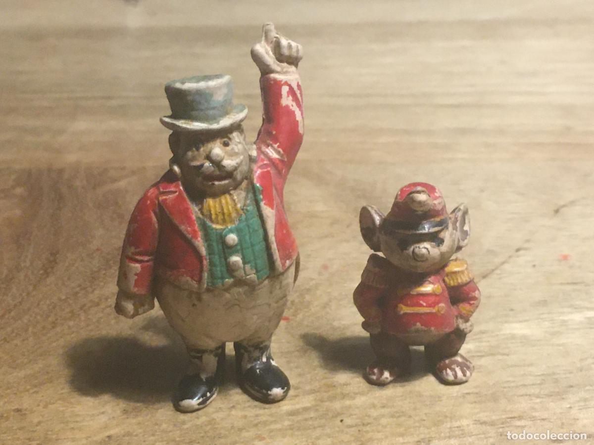 Figuras de goma y PVC: domador circo timoteo de dumbo disney lote figuras de goma originales antiguas