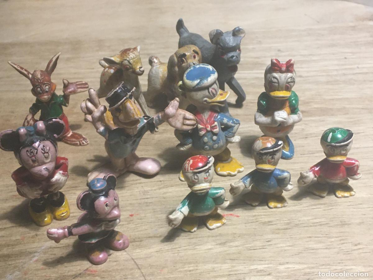 Rubber and PVC Figures: walt disney donald mickey dama vagbundo etc pech etc lote figuras de goma originales antiguas