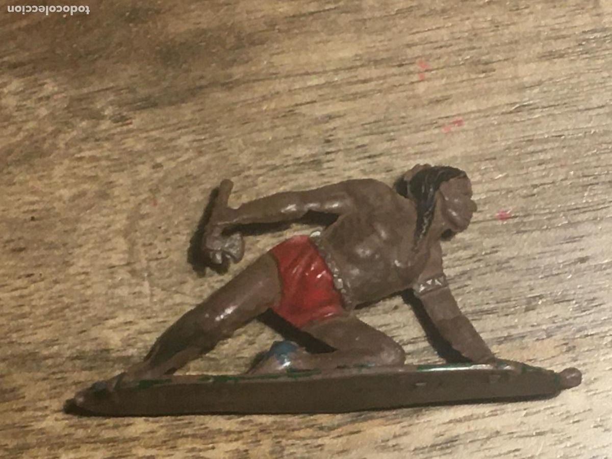 Figuras de goma y PVC: indio reamsa jecsan pech figura de goma original antigua