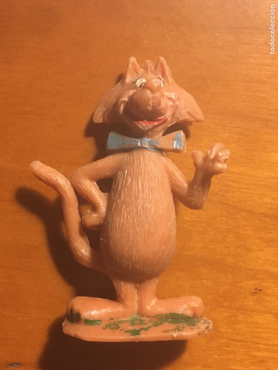 Figuras de goma y PVC: jecsan hanna barbera jinks gato figura de goma original antigua