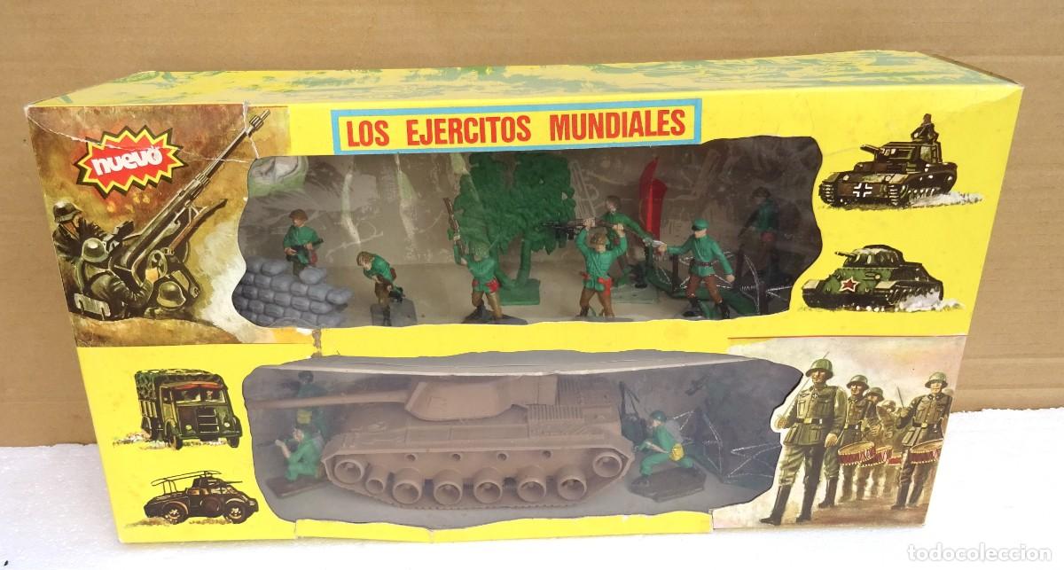 Figuras de goma y PVC: PECH CAJA EJERCITOS MUNDIALES AMERICANOS Y NORVIETNAMITAS