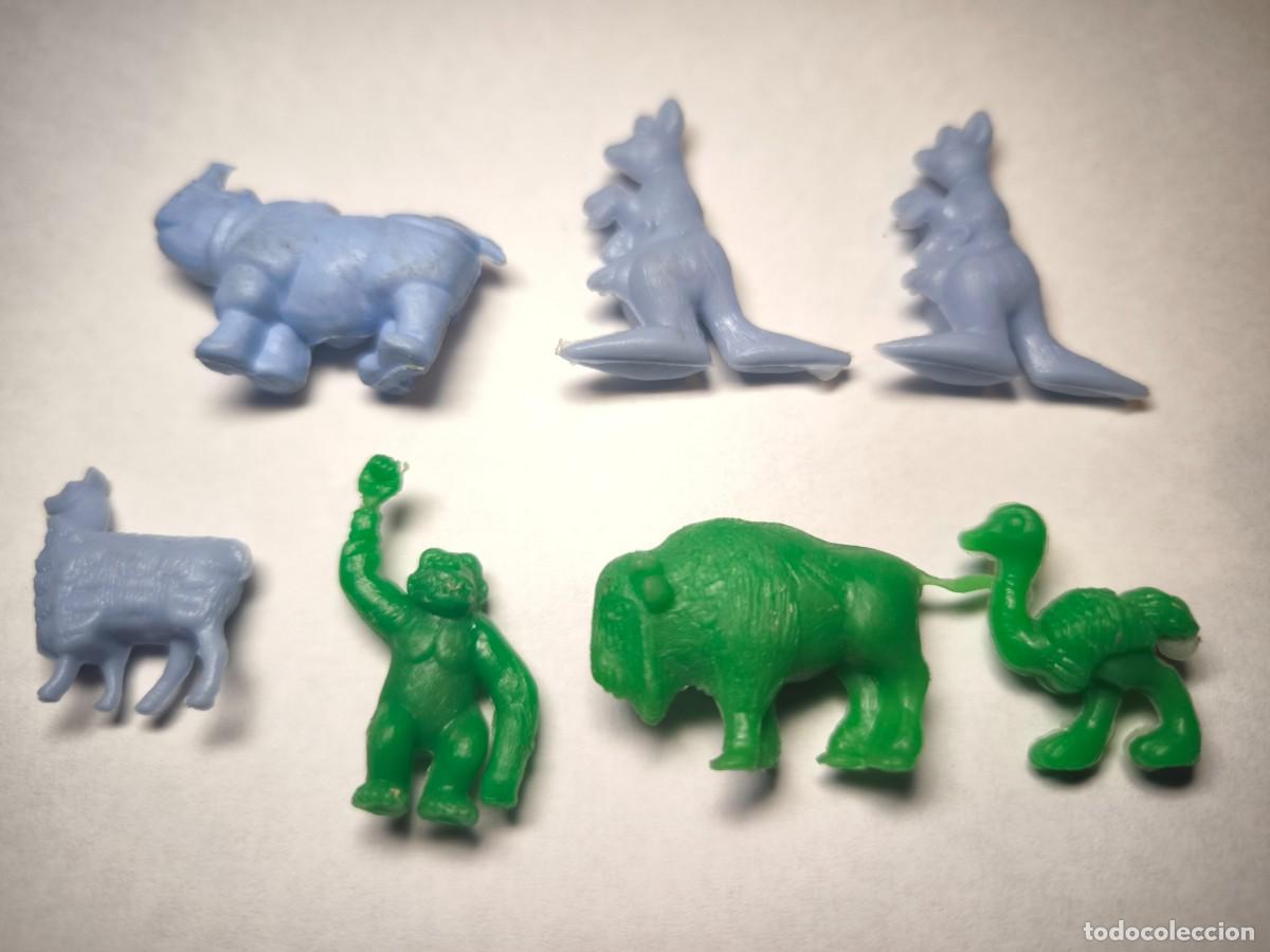 Figuras de goma y PVC: lote dunkin - fieras del zoo
