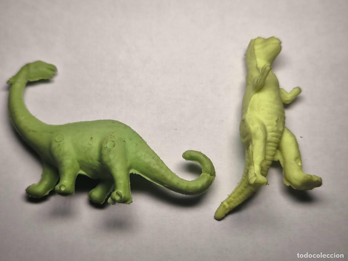 Figuras de goma y PVC: lote dunkin - dinosaurios