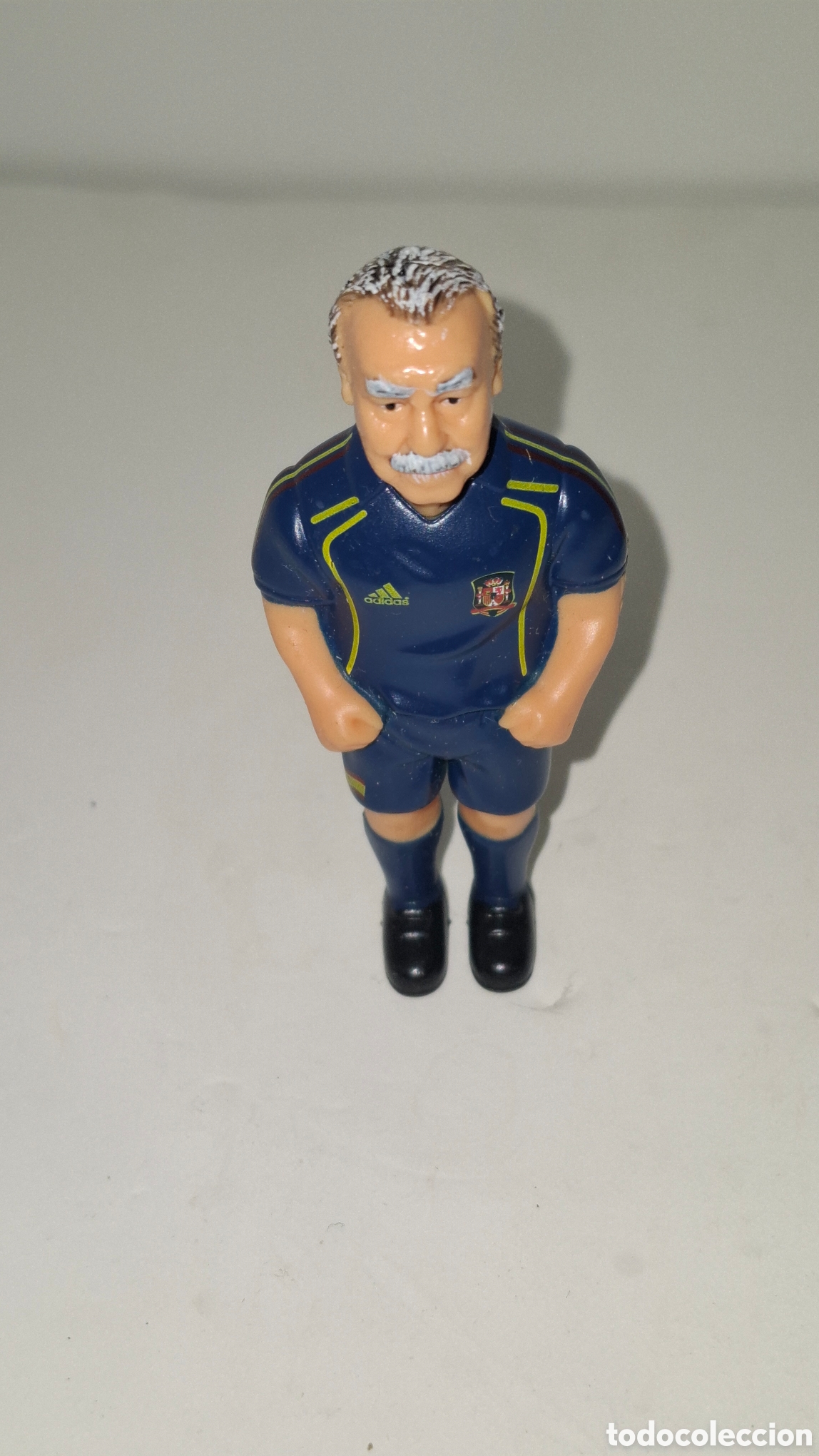 Figuras de goma y PVC: VICENTE DEL BOSQUE SELECCI&Oacute;N ESPA&Ntilde;OLA FUTBOL MUNDIAL SUD&Aacute;FRICA 2010