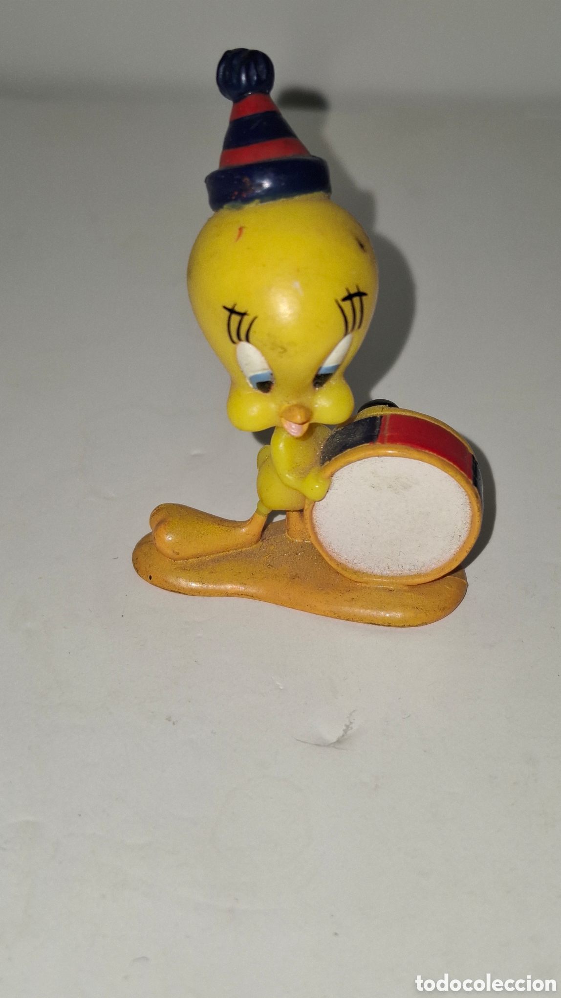 Figuras de goma y PVC: PIOLIN FAN DEL FUTBOL CLUB BARCELONA A&Ntilde;OS 90 LOONEY TUNES STAR TOYS