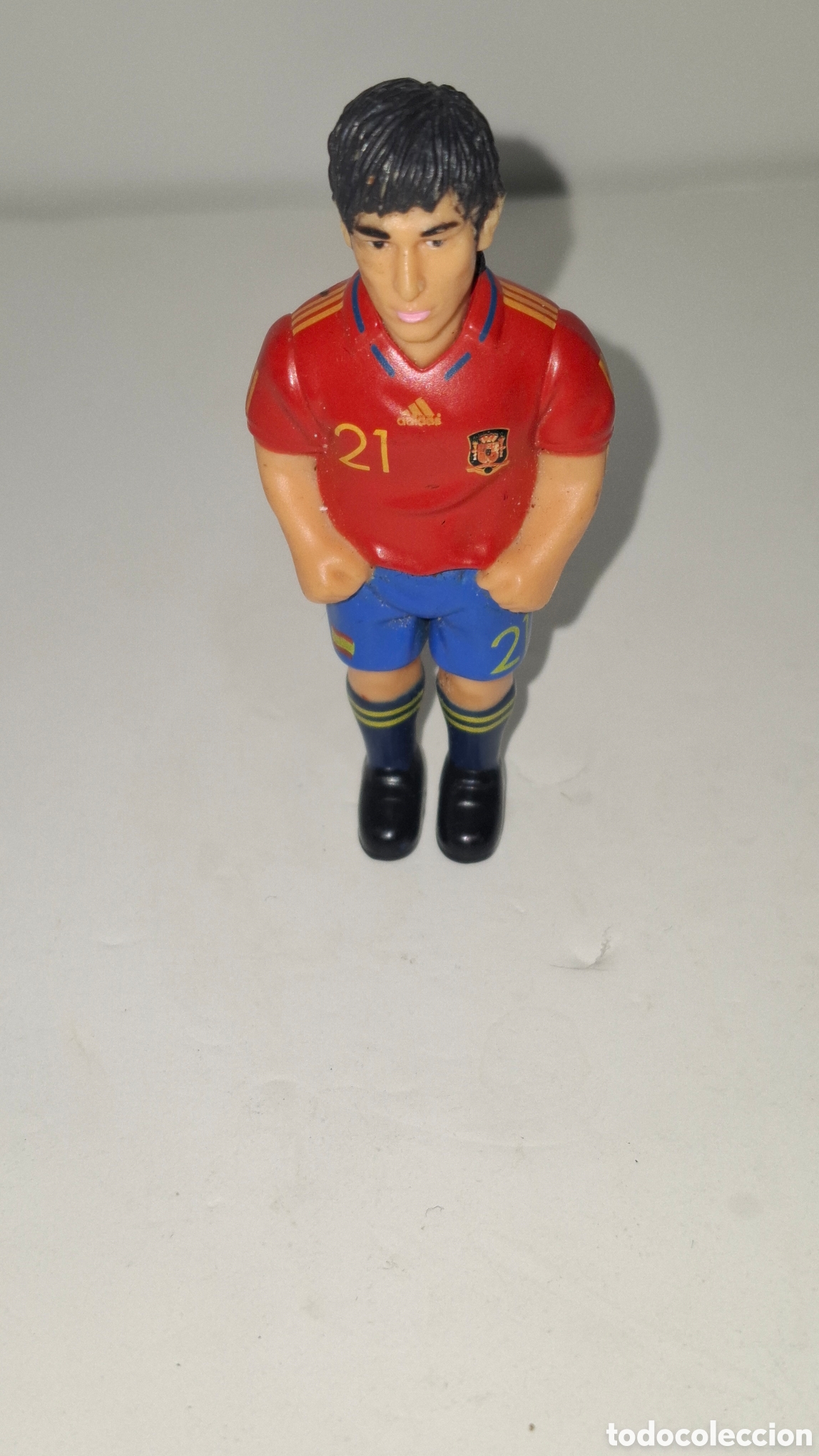 Figuras de goma y PVC: DAVID SILVA FIGURA DE PVC SELECCI&Oacute;N ESPA&Ntilde;OLA FUTBOL MUNDIAL SUD&Aacute;FRICA 2010