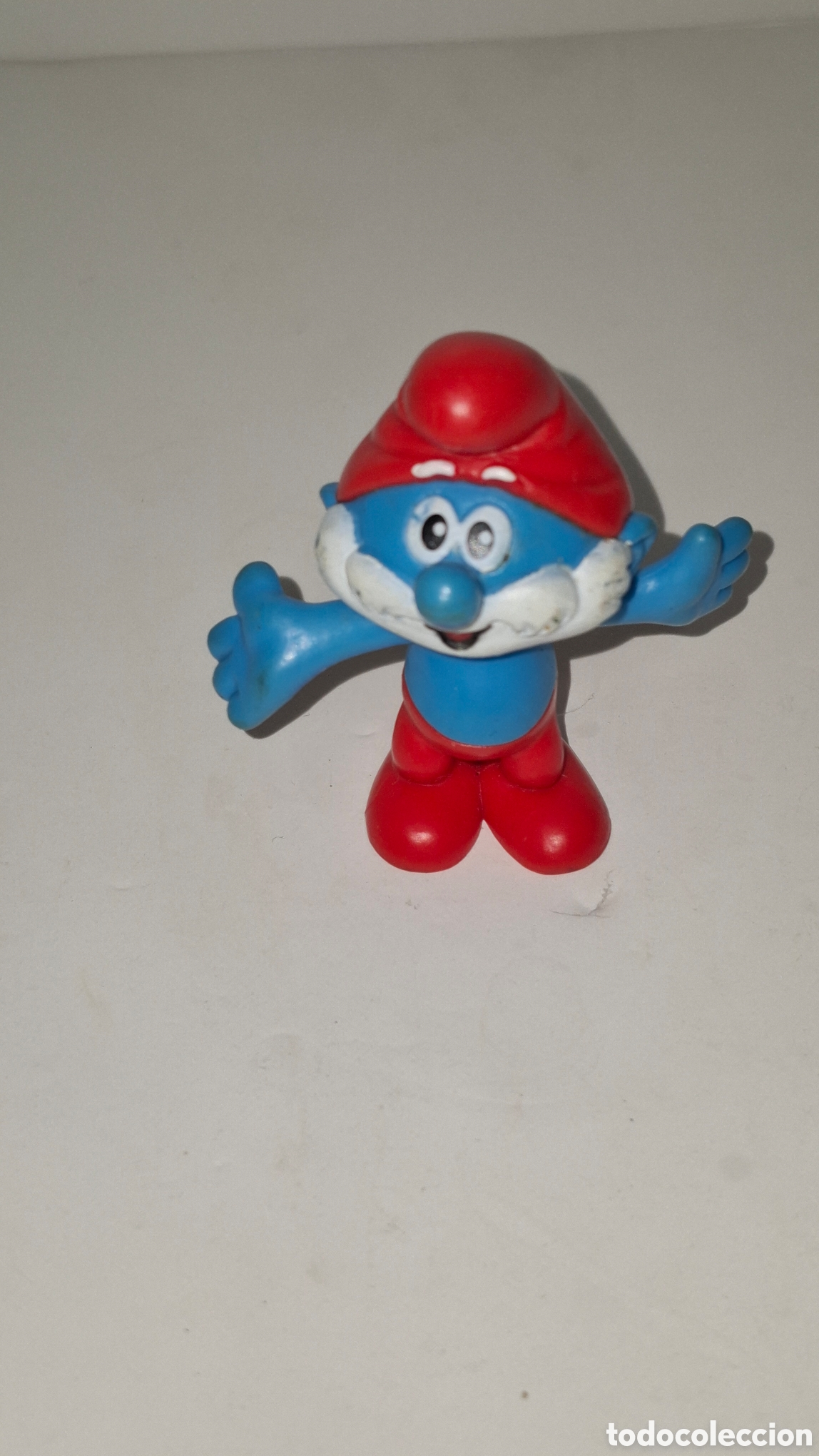 Figuras de goma y PVC: FIGURA DE PVC PAPA PITUFO SMURFS PEYO