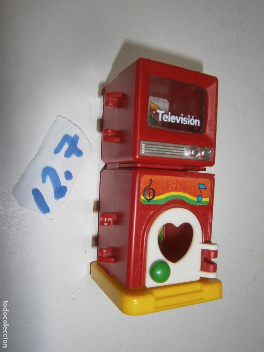 Figuras de goma y PVC: LA CASITA DE LA TELEVISION - COLECCION CASITAS GEYPER (GEYPERLAND)