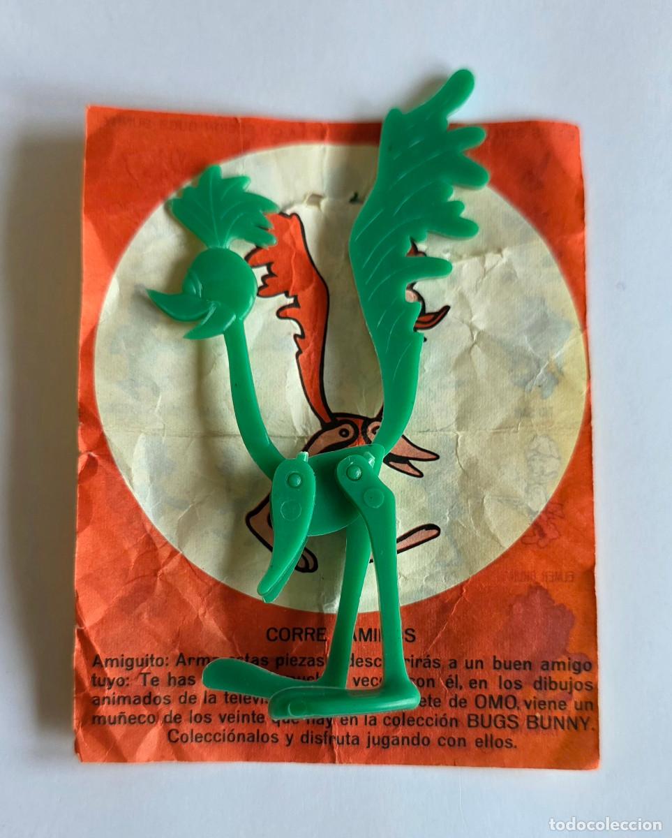 Figuras de goma y PVC: FIGURA DUNKIN CORRE CAMINOS CORRECAMINOS WARNER DETERGENTE OMO