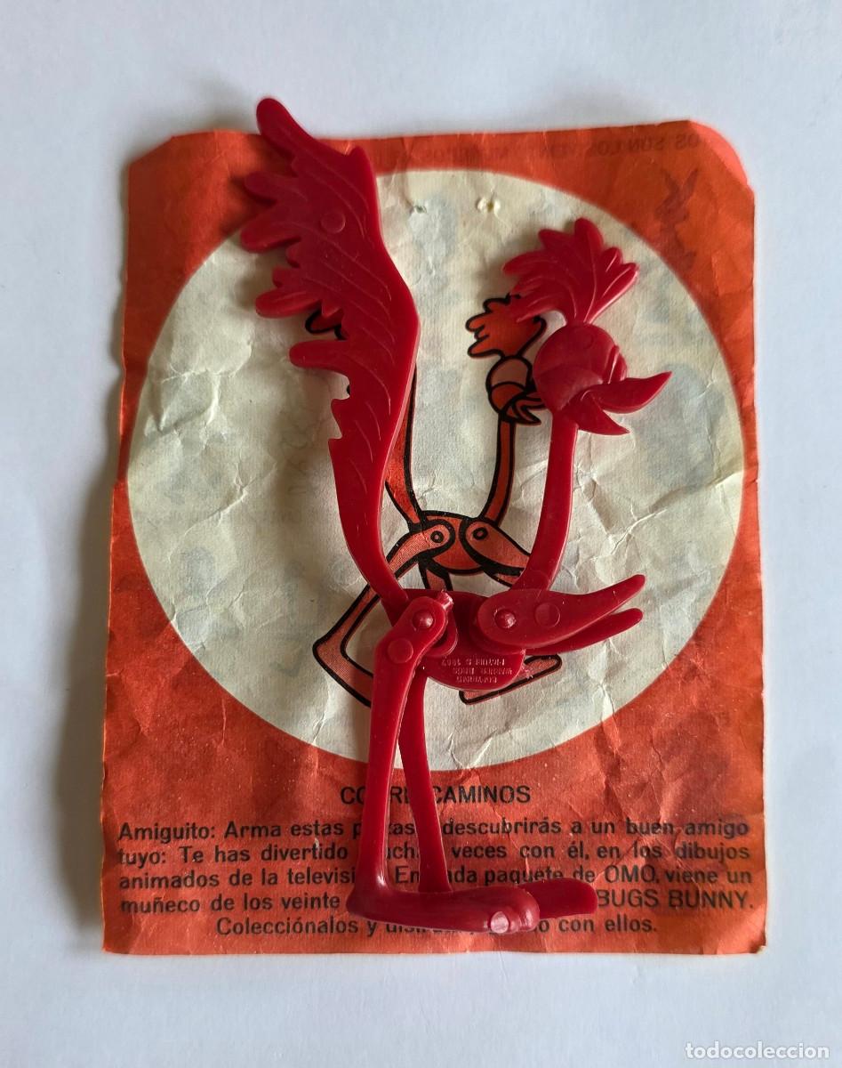 Figuras de goma y PVC: FIGURA DUNKIN CORRE CAMINOS CORRECAMINOS WARNER DETERGENTE OMO