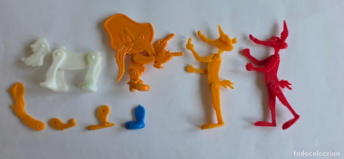 Figuras de goma y PVC: FIGURAS DUNKIN DESPIECE Y FIGURAS INCOMPLETAS DISNEY WARNER DETERGENTE OMO.