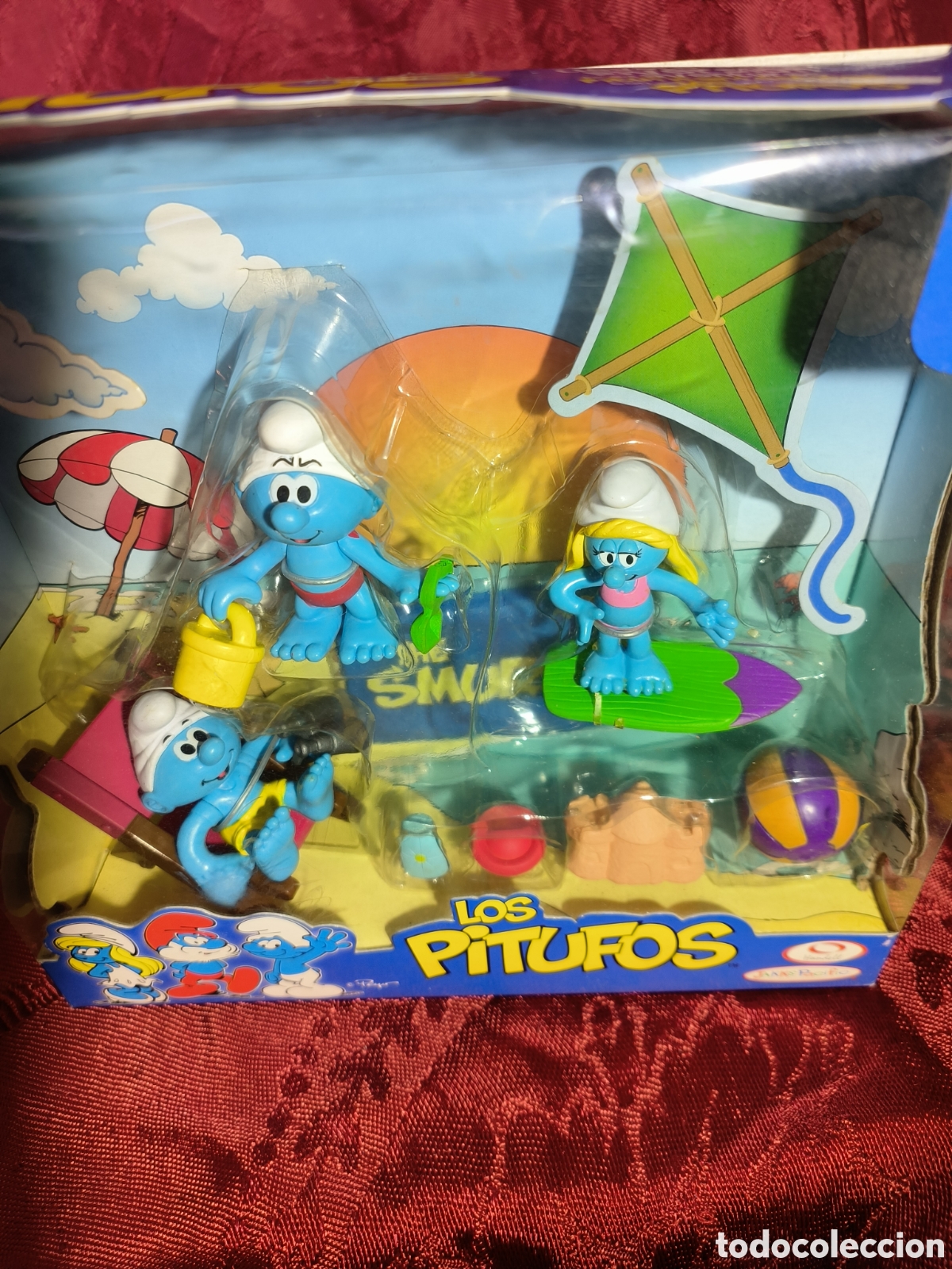 Figuras de goma y PVC: Los Pitufos en la playa - Foto 2