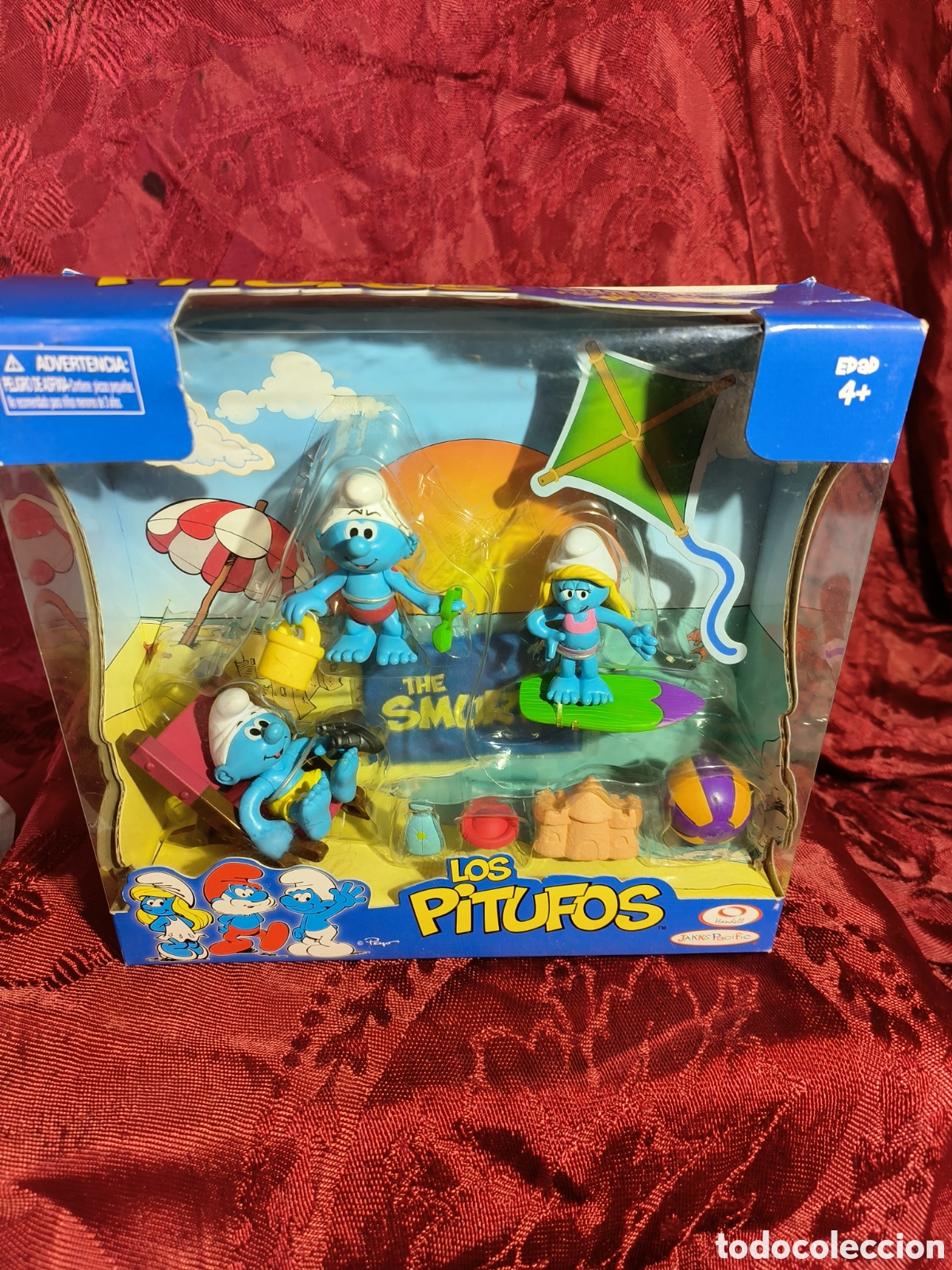 Figuras de goma y PVC: Los Pitufos en la playa - Foto 1