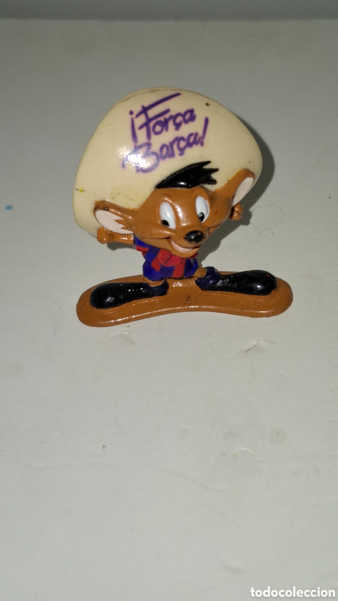 Figuras de goma y PVC: LOONEY TUNES FIGURA DE PVC SPEEDY GONZALEZ FUTBOL CLUB BARCELONA A&Ntilde;OS 90 STAR TOYS
