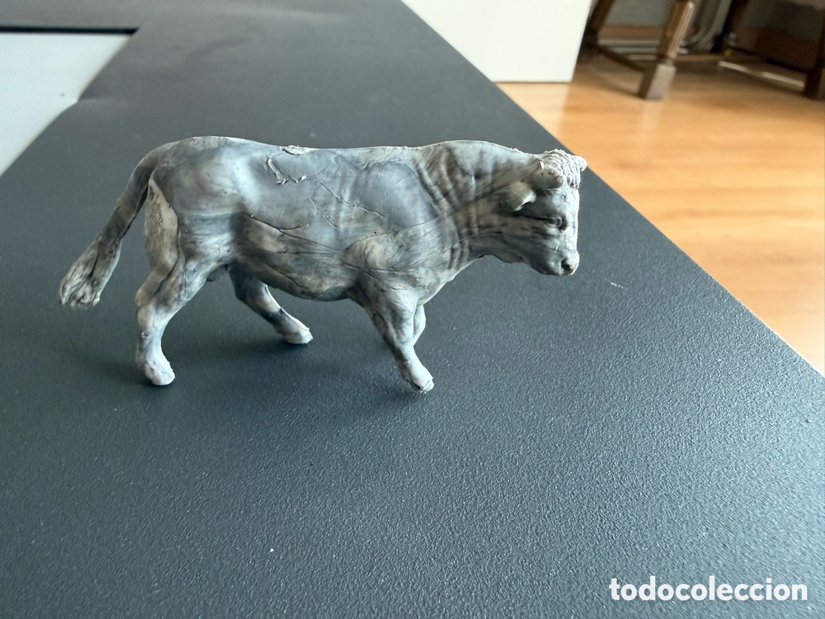 Figuras de goma y PVC: Antiguo TORO. PVC. 8 cm