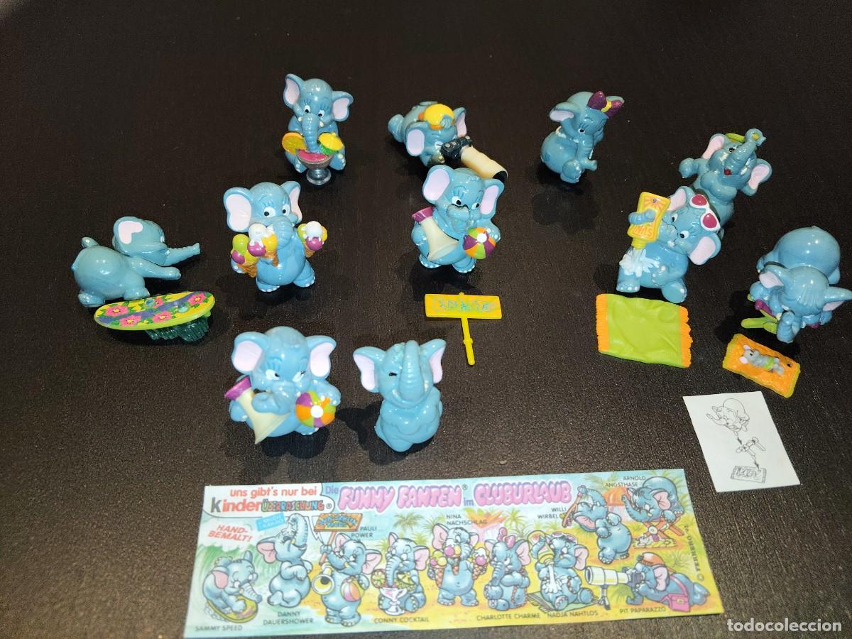 Figuras de goma Kinder: Kinder Ferrero 278 p&aacute;jaros tenistas die bingo-birds completa 10 fig. + 1 bpz