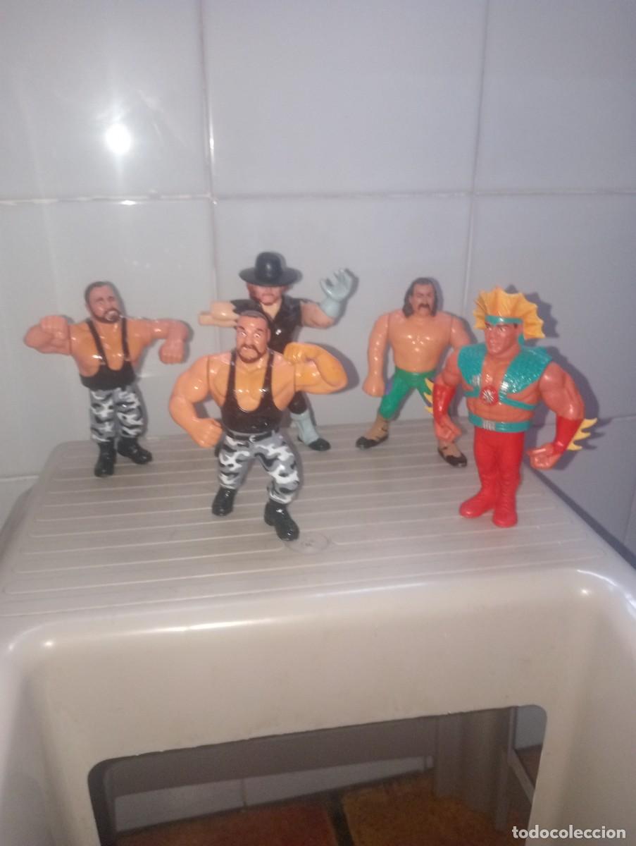 Figuras de goma y PVC: Lote mu&ntilde;ecos tit&aacute;n Sport, Hansbro