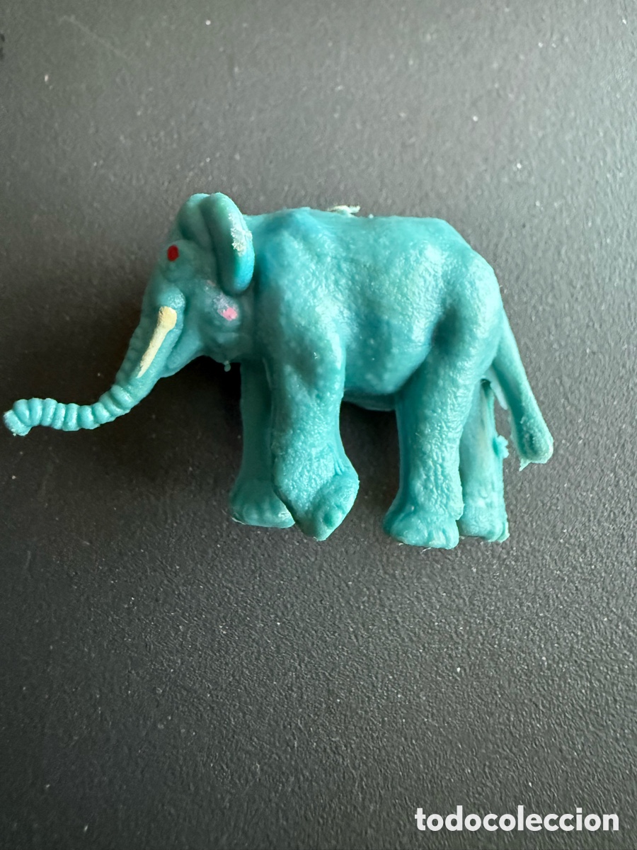 Figuras de goma y PVC: DUNKIN. ELEFANTE AZUL - Foto 2