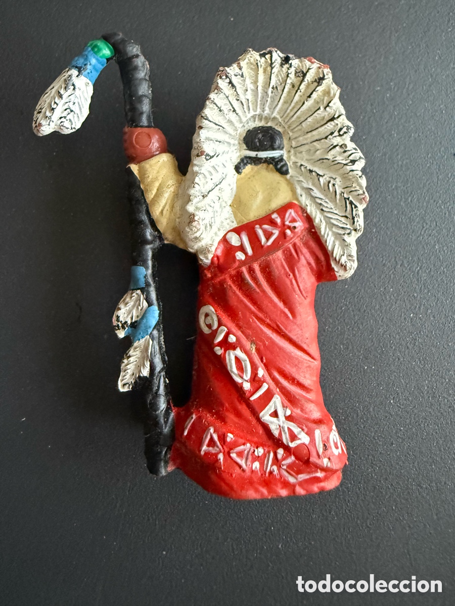 Figuras de goma y PVC: COMANSI. GRAN JEFE INDIO - Foto 2
