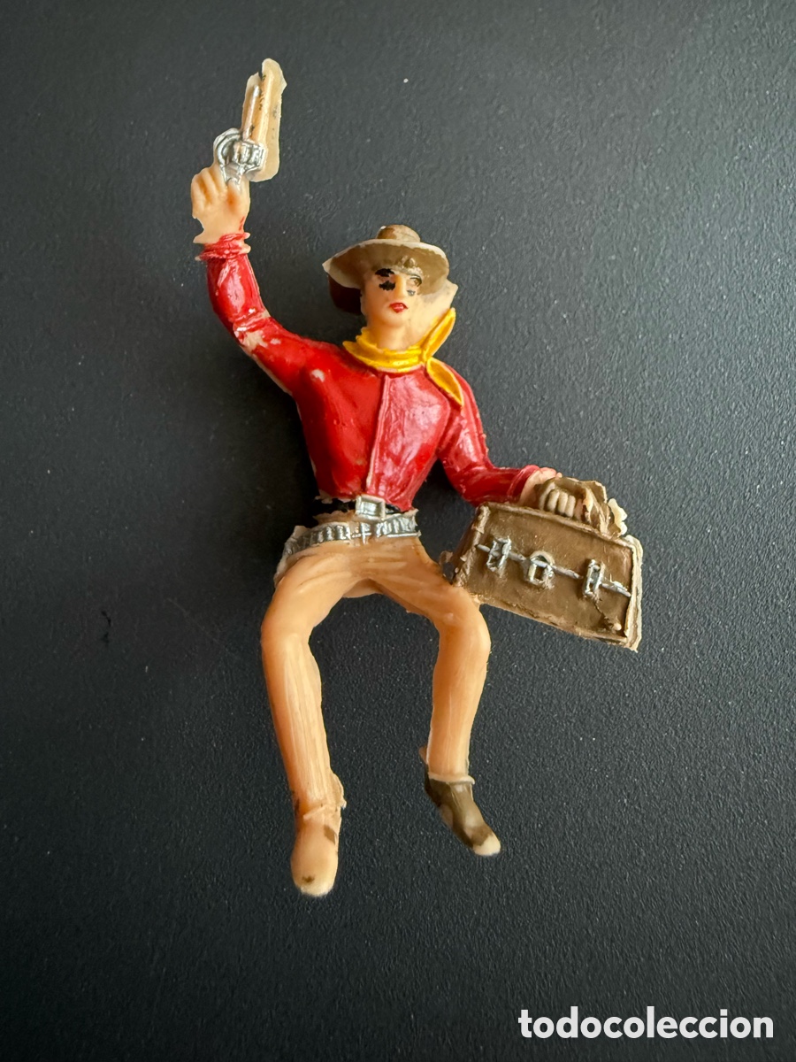 Figuras de goma y PVC: COMANSI. Figura Pl&aacute;stico. Atracador